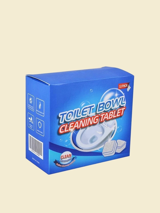 Таблетки для очистки унитаза Toilet Bowl Cleaning Tablet, от налёта и запаха, 12 шт