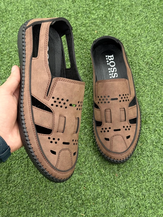 Erkaklar yozgi oyoq kiyimi - nafas oluvchi sandal, yengil va qulay, 40–44