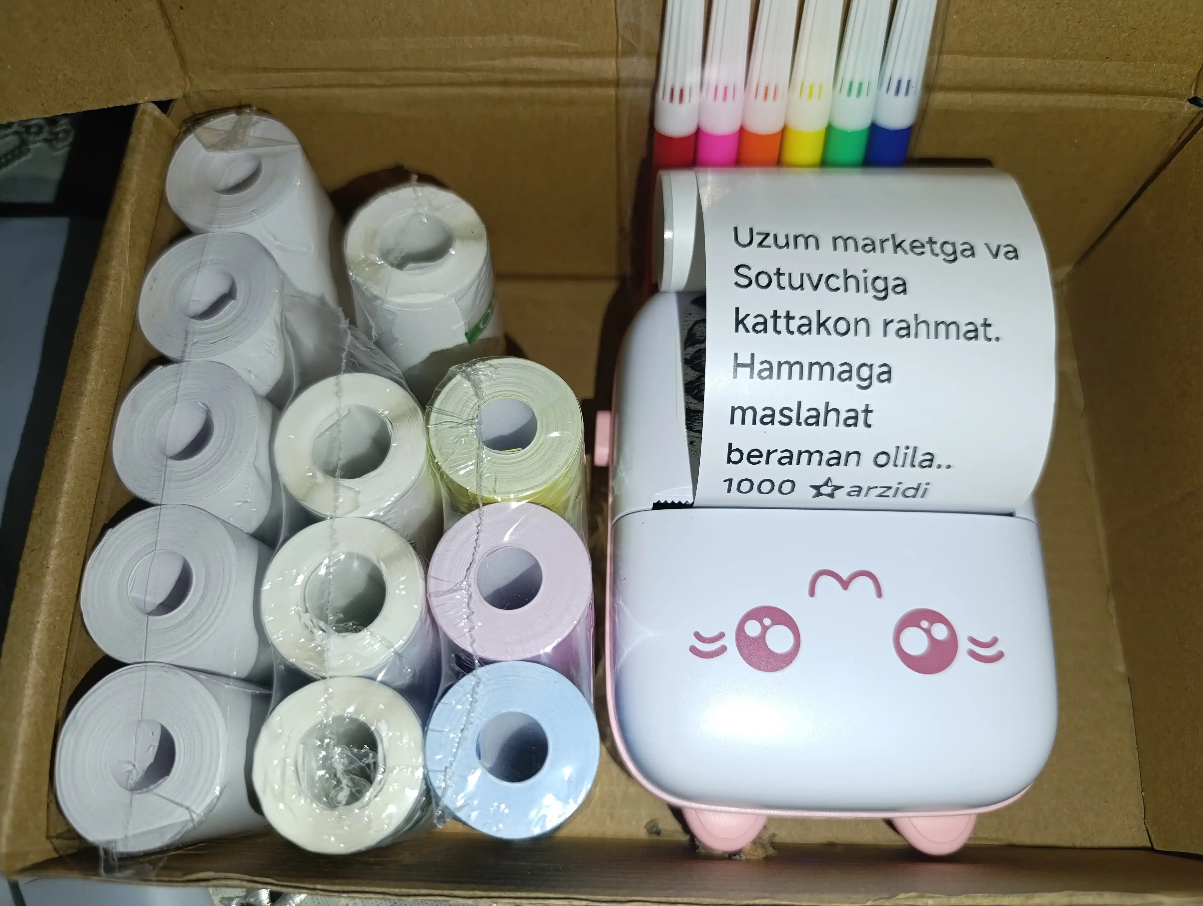 Simsiz mini termoprinter, telefon uchun, bolalar uchun, Bluetooth bilan