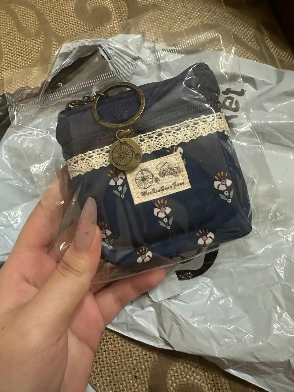 Кошелёк для девушек с винтажной фурнитурой кошелёк для мелочей с винтажной фурнитурой
