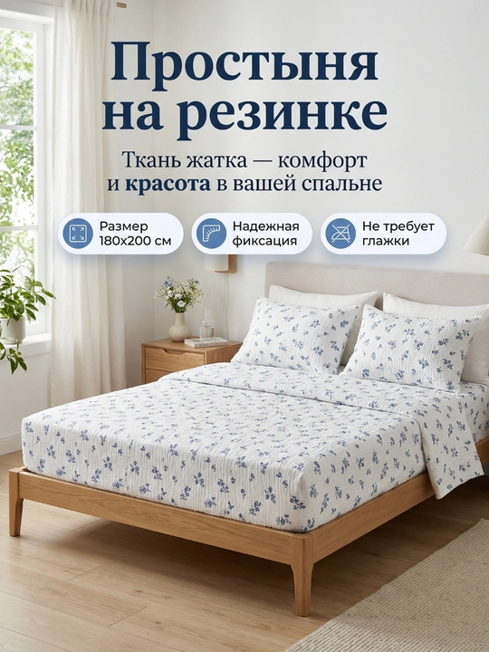 Простыня на резинке - 