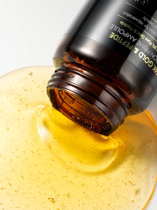 Farmstay serum yuz uchun peptid va oltinli qarishga qarshi, lifting va ajinlarga qarshi