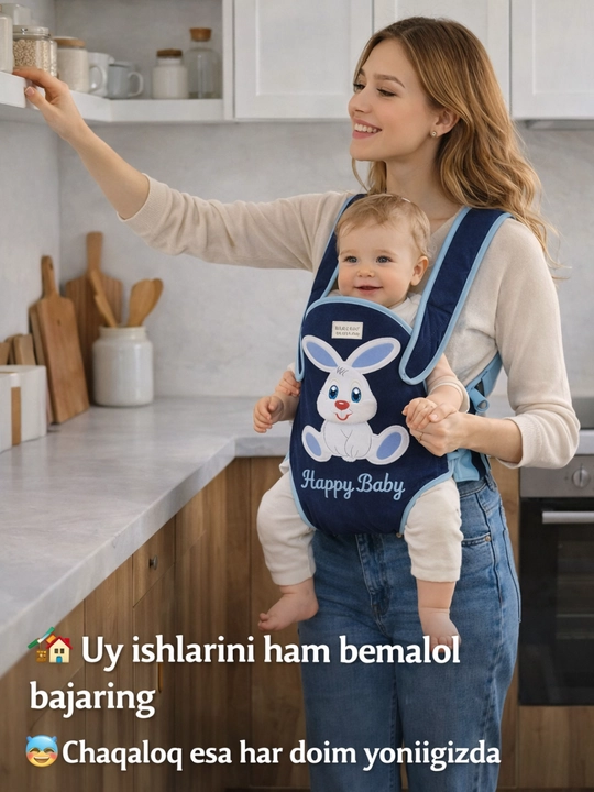 Кенгуру-переноска для малыша Happy Baby
