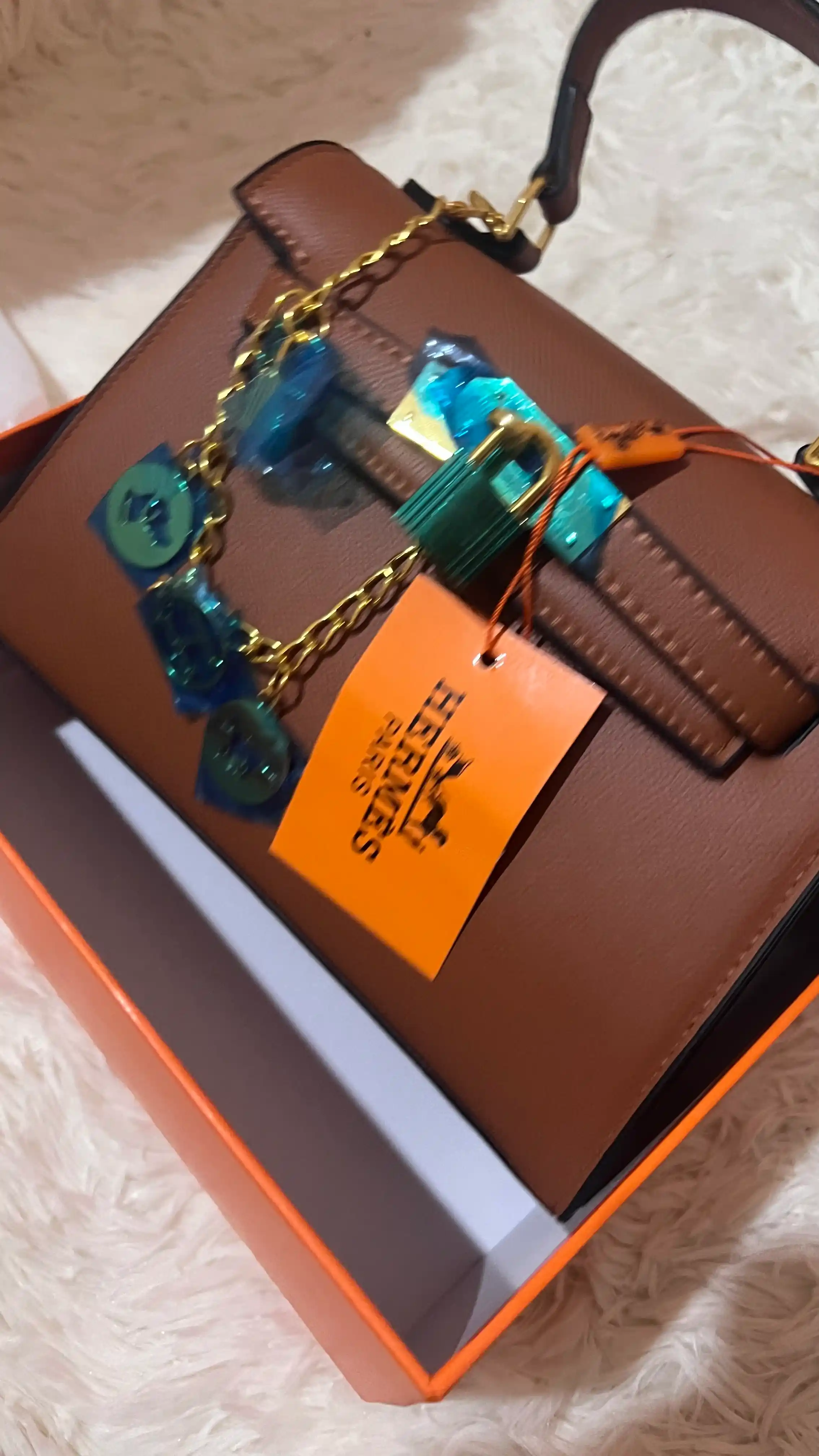 Женская сумка в стиле Hermes