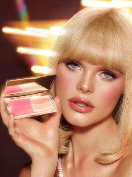 Charlotte Tilbury Hollywood Blush & Glow Glide Palette Fair-Medium yonoqlar palitrasi, 7,5 g