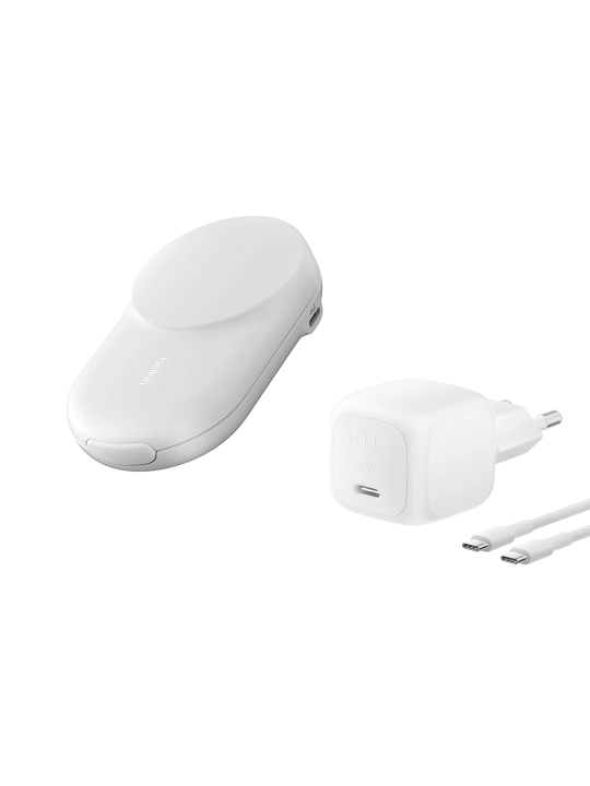 Belkin Qi2 25W simsiz quvvatlash stansiyasi, 2 in 1 , 3 in 1 , yig‘iladigan, magnitli