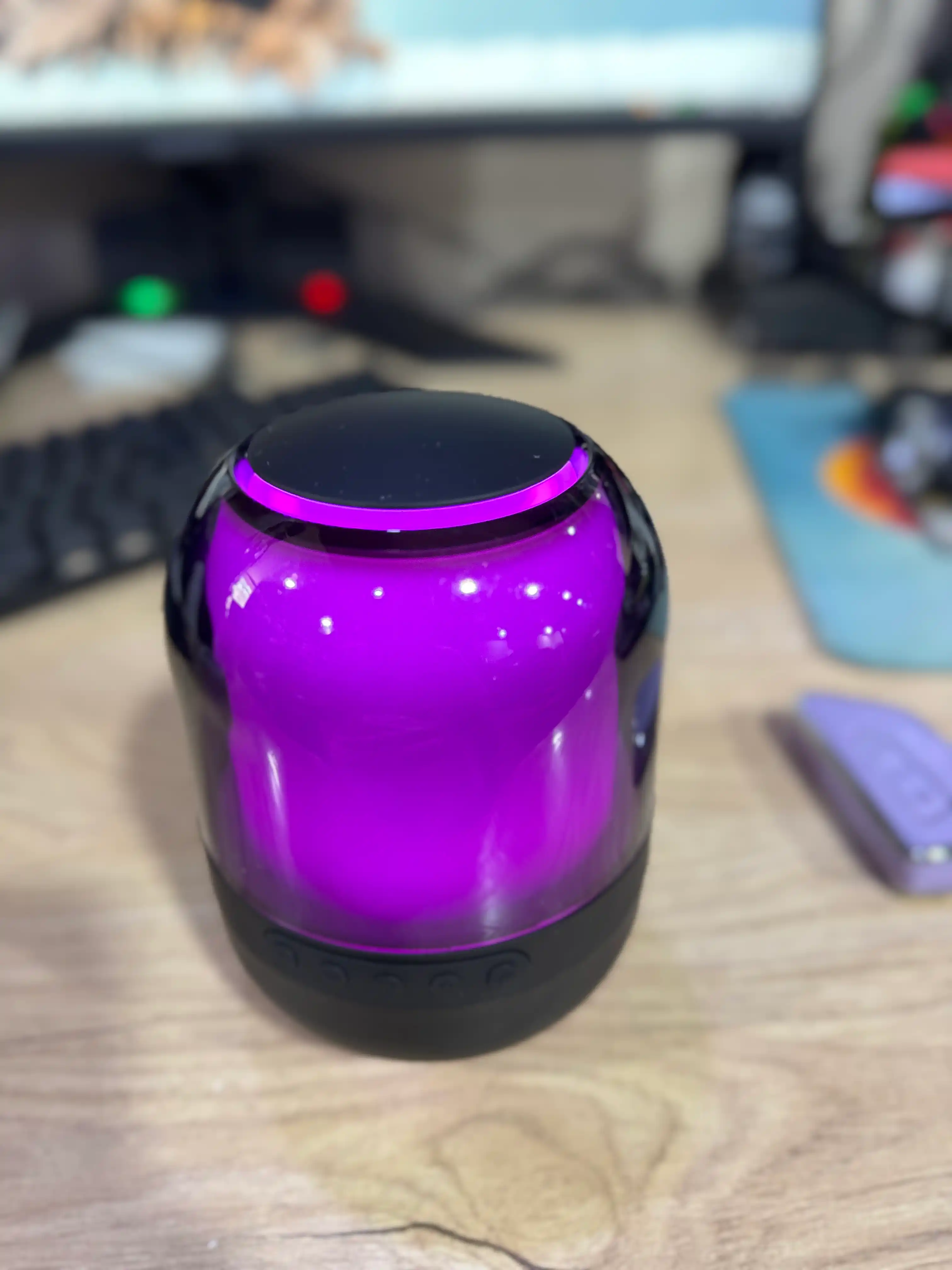 Bluetooth колонка с RGB подсветкой, беспроводная, мини акустика, музыкальный ночник