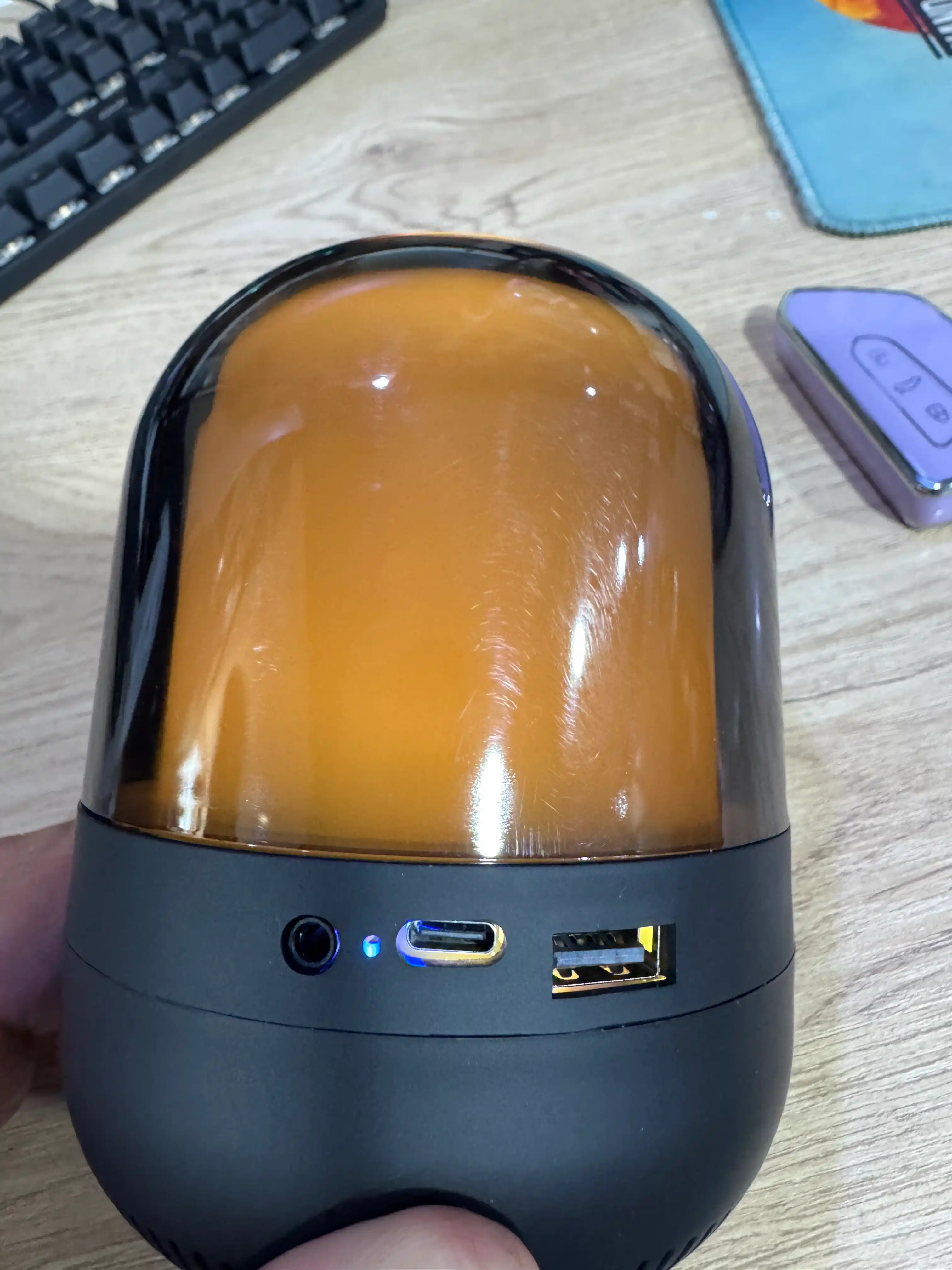 Bluetooth колонка с RGB подсветкой, беспроводная, мини акустика, музыкальный ночник