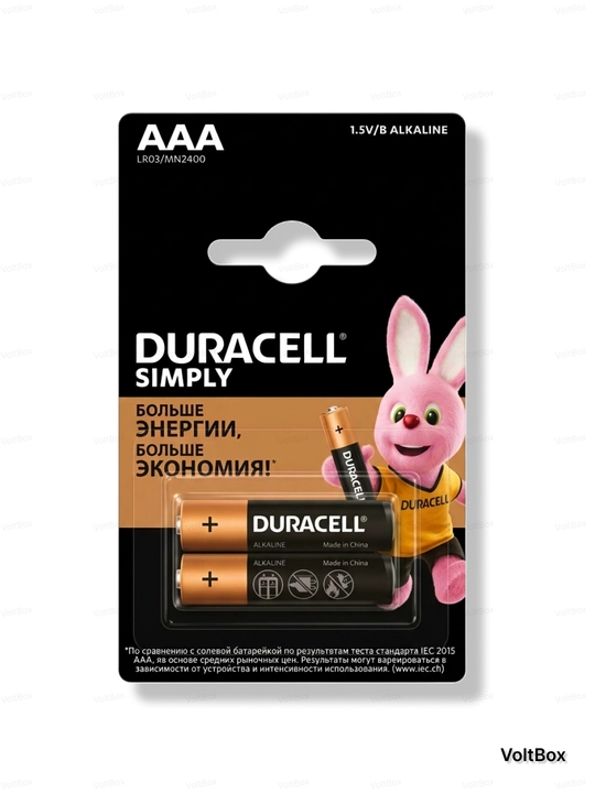 Batareya AAA va AA Duracell