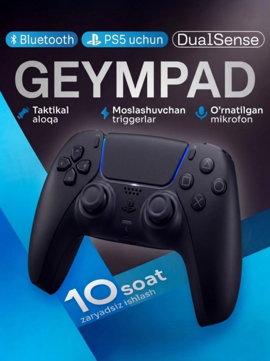 PlayStation DualSense PS5 с Bluetooth, Беспроводной геймпад для PS5 - 
