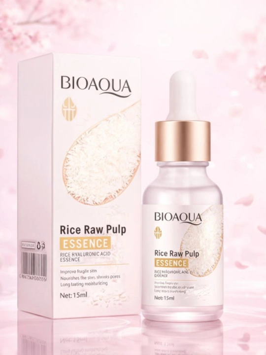 Сыворотка для лица Bioaqua Rice RAW Pulp Essence с экстрактом риса, 15 мл - 