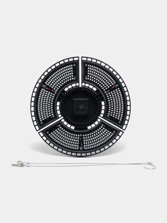 Фитолампа полного спектра, Поворотная, Цоколь E27, 504 LED, 100Вт, SMD 2835, Warm white 