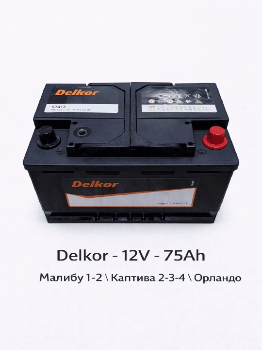 Avtomobil akkumulyatori Delkor
