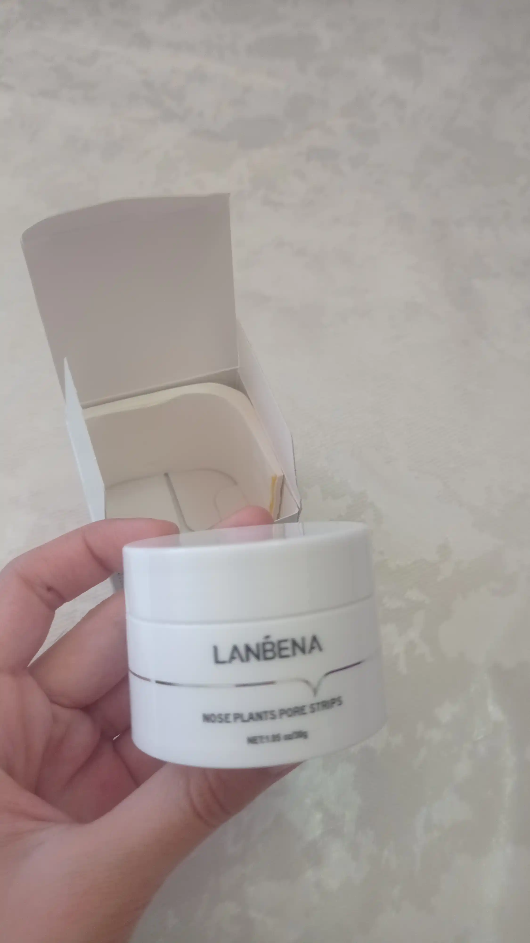 Маска от черных точек и прыщей Lanbena, +60 стикеров, крем для лица, носа, очищает акне, 30 г