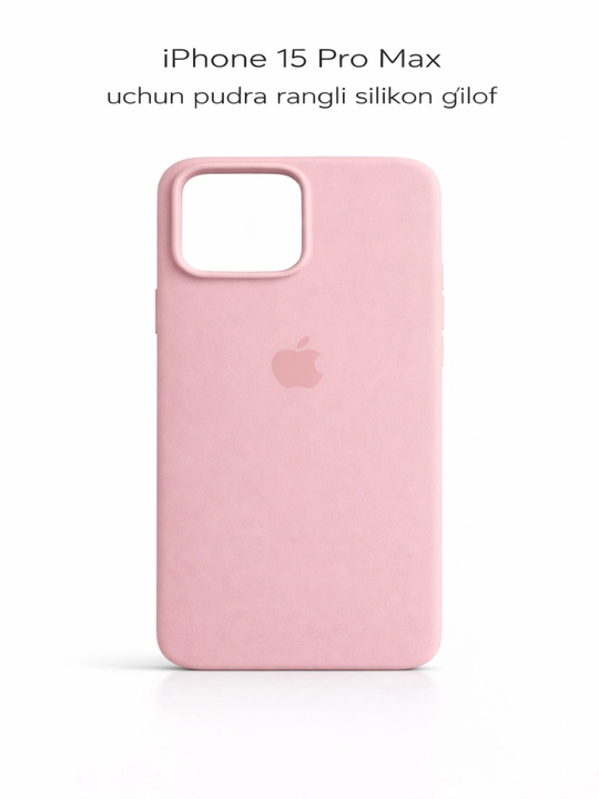 IPhone 17 / 16 / 15 / 14 / 13 / 12 Pro Maxlar uchun silikon g‘iloflar