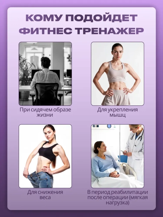 Фитнес эспандер трубчатый, 4 жгута, домашний тренажер для рук и тела