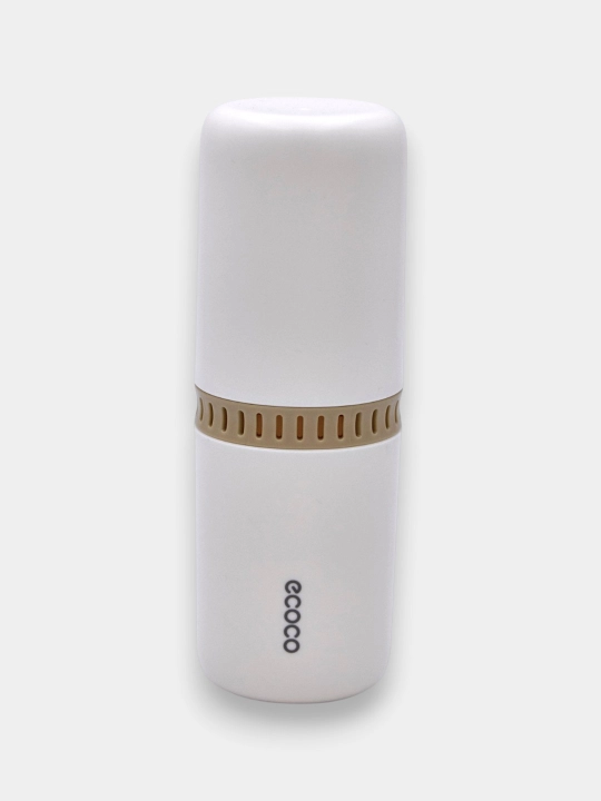 Ecoco E25069 tish cho‘tkalari va pastalari uchun yo‘l futlyar-stakan