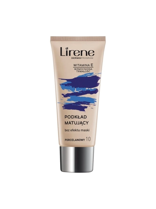 YUZ UCHUN TONAL KREM LIRENE VITAMIN E 12H JILOSIZ TA'SIR №10 CHINNISIMON 30ML - 