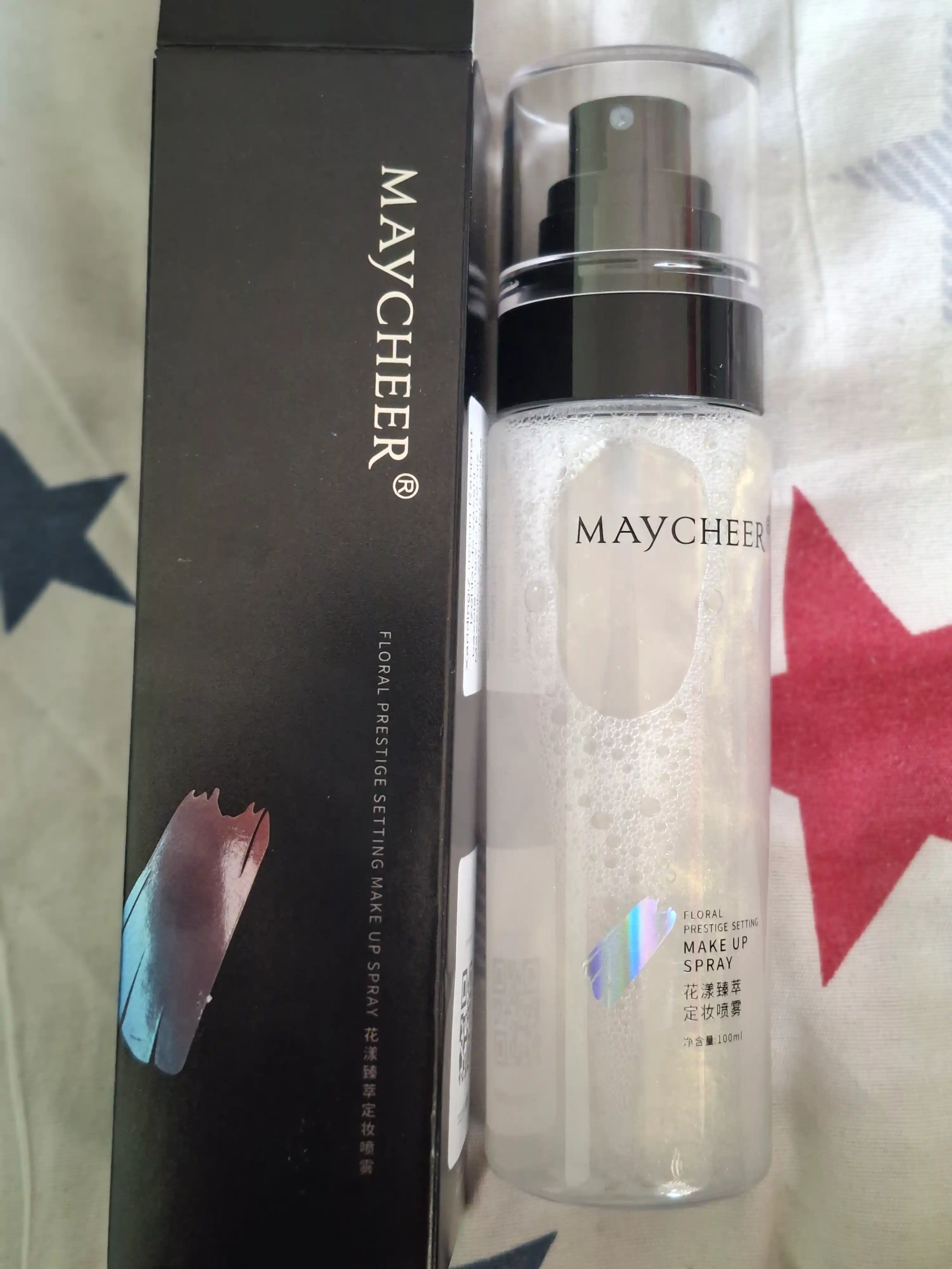 Mukammal pardoz uchun "Maycheer" fiksatsiyalovchi spreyi, 100 ml