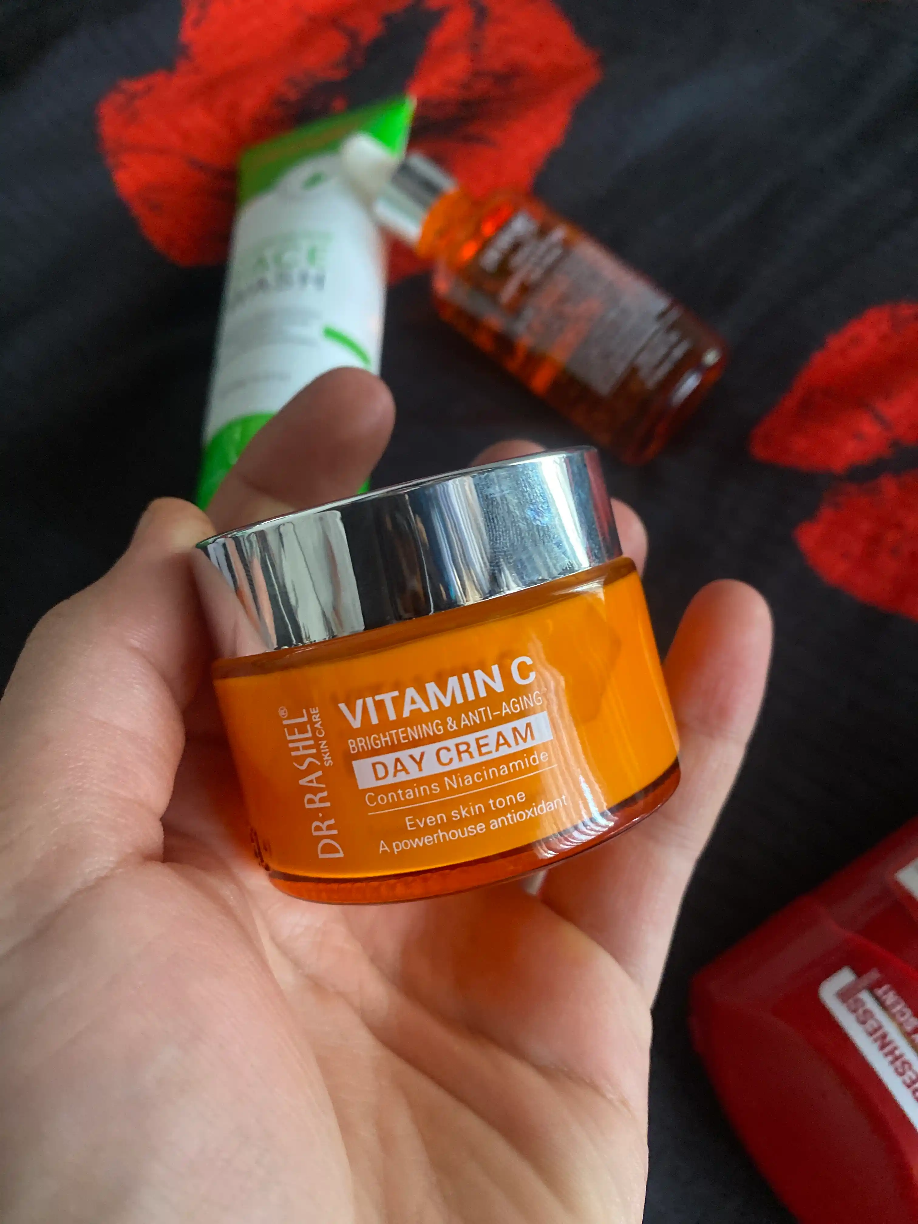 Dr.Rashel Vitamin C li kunduzgi yuz kremi, ajinlarga qarshi va yorqinlashtiruvchi, 50 g