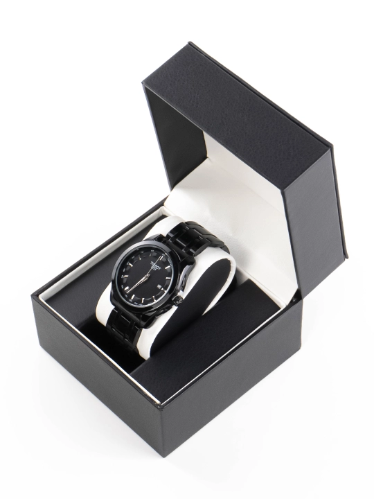 Мужские часы в стиле Tissot – классический дизайн, металлический браслет, с датой - 