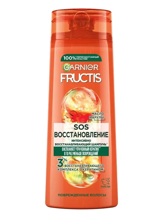 FRUCTIS SOS Shampun Sochlarni tiklash uchun, 400 ml