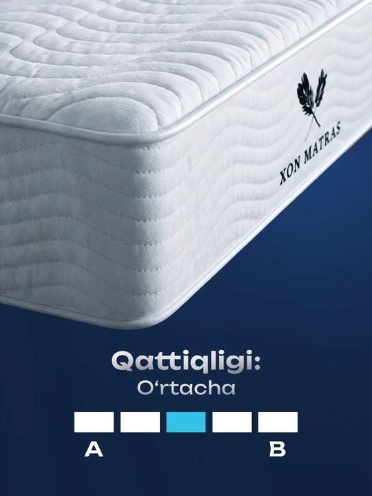 Matras Comfort anatomik, balandligi 25 sm, mustaqil purjinali matras
