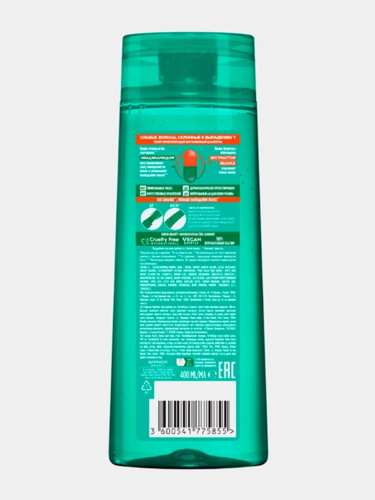 FRUCTIS Шампунь Рост во всю силу 400мл