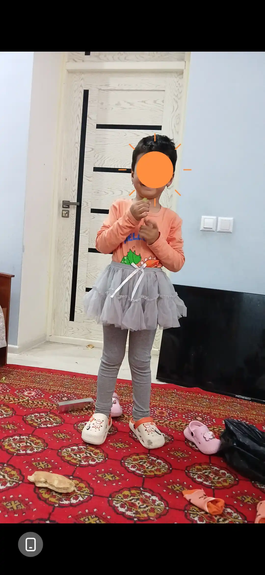 Детские леггинсы с юбкой из фатина