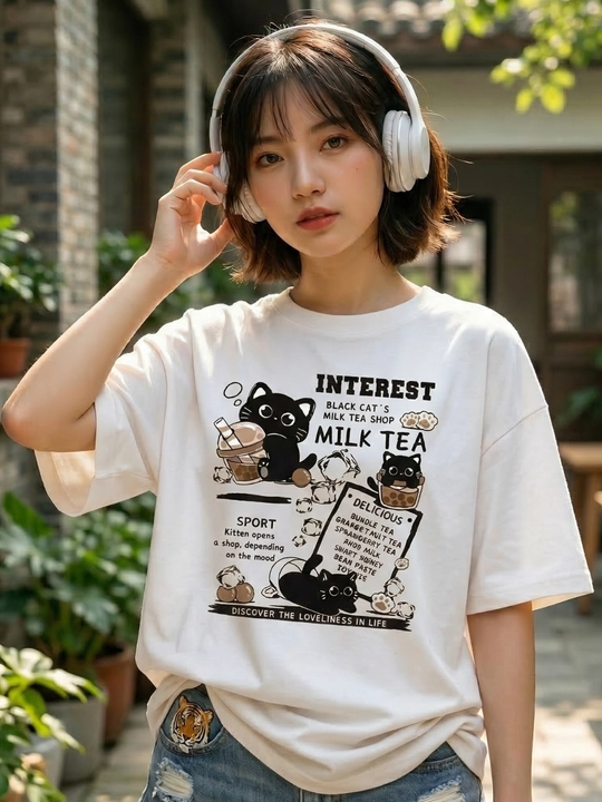 OVERSIZE футболка для женщин и девушек