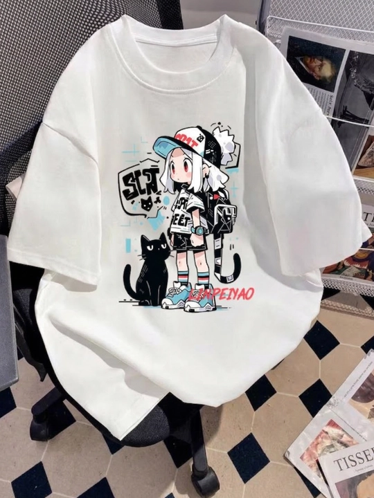 OVERSIZE футболка для женщин и девушек