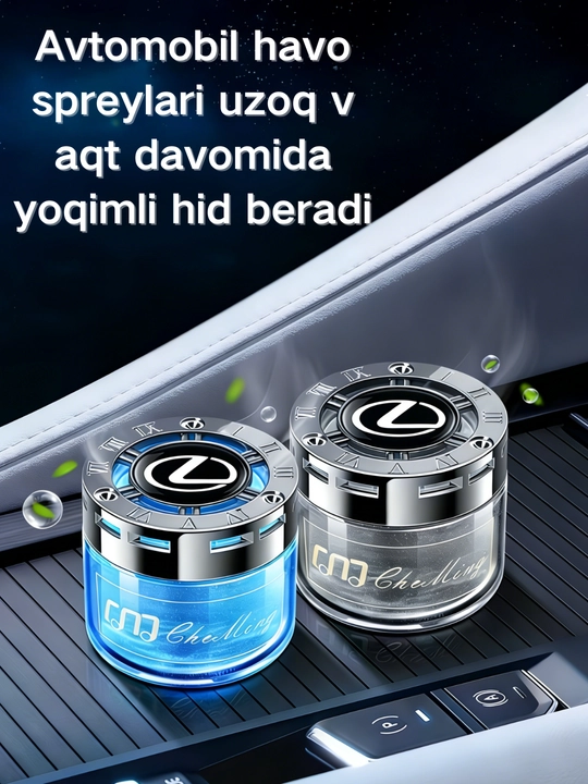 Havo spreyi, uzoq muddatli xushbo'y hid, hidsiz dezodorator, avtomobil aksessuarlari