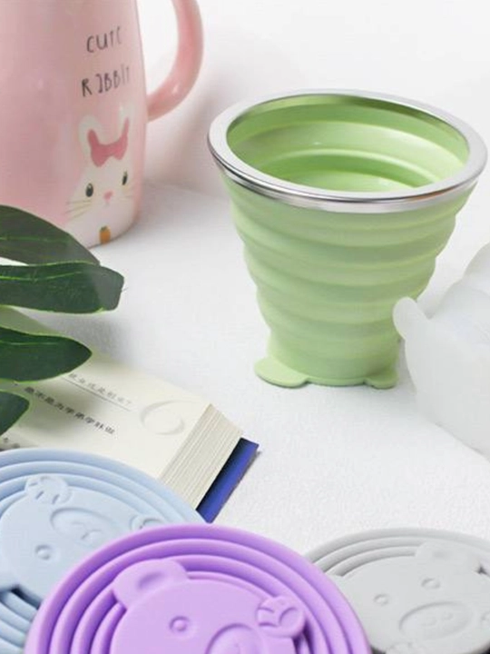 Silikon stakan, bolalar va kattalar uchun silikon krujka juda qulay bakal,hajmi 270 ml