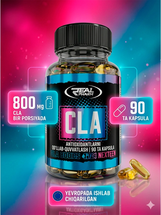 REAL PHARM CLA — CLA для контроля веса, сушки и поддержания мышц