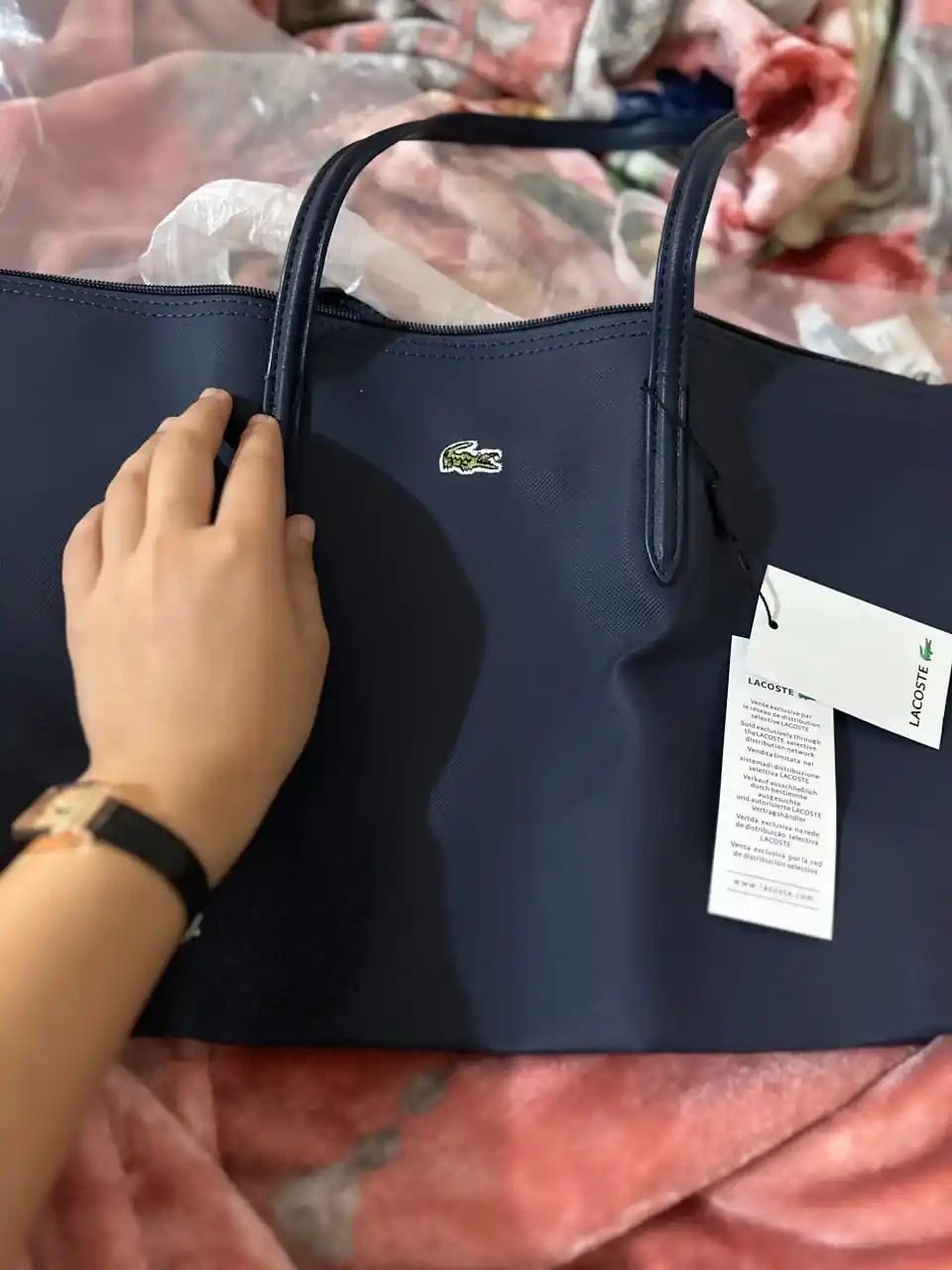 Женская сумка в стиле LACOSTE