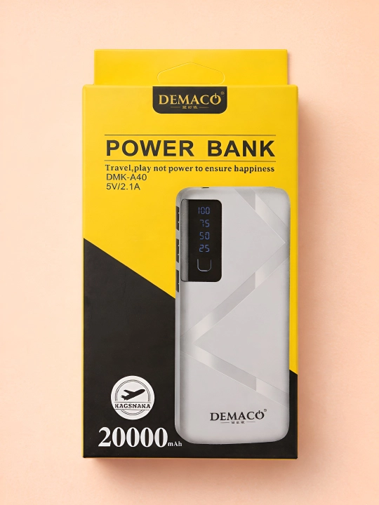 Demaco Powerbank: yuqori quvvatli va ixcham portativ quvvatlagich - 