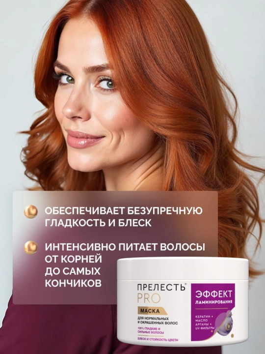 Маска для волос восстанавливающая Прелесть Professional для сухих и жирных волос 500 мл