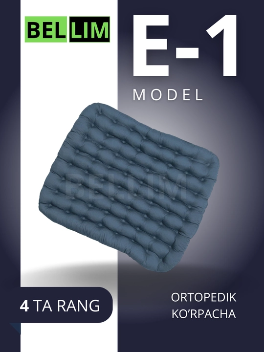 Avtomobillar uchun ortopedik ko'rpachalar, BELLIM, Econom, E-1, 45x38 sm - 