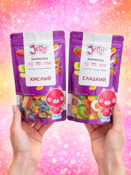 Shirin aralashmasi va nordon aralashmasi Jelly marmelad, 240g - 
