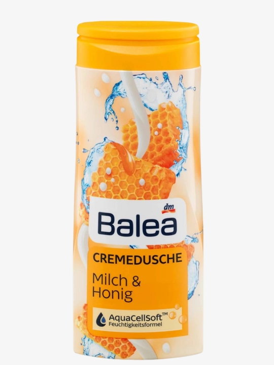 Balea Milch & Honig dush uchun krem-geli - teringiz uchun mayinlik va ozuqa! - 