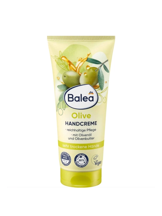 Balea Olive qo‘l kremi - quruq teri uchun intensiv ozuqa - 