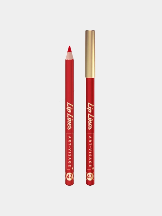 КАРАНДАШ ДЛЯ ГУБ ART-VISAGE LIP LINER КРАСНЫЙ №47 - 