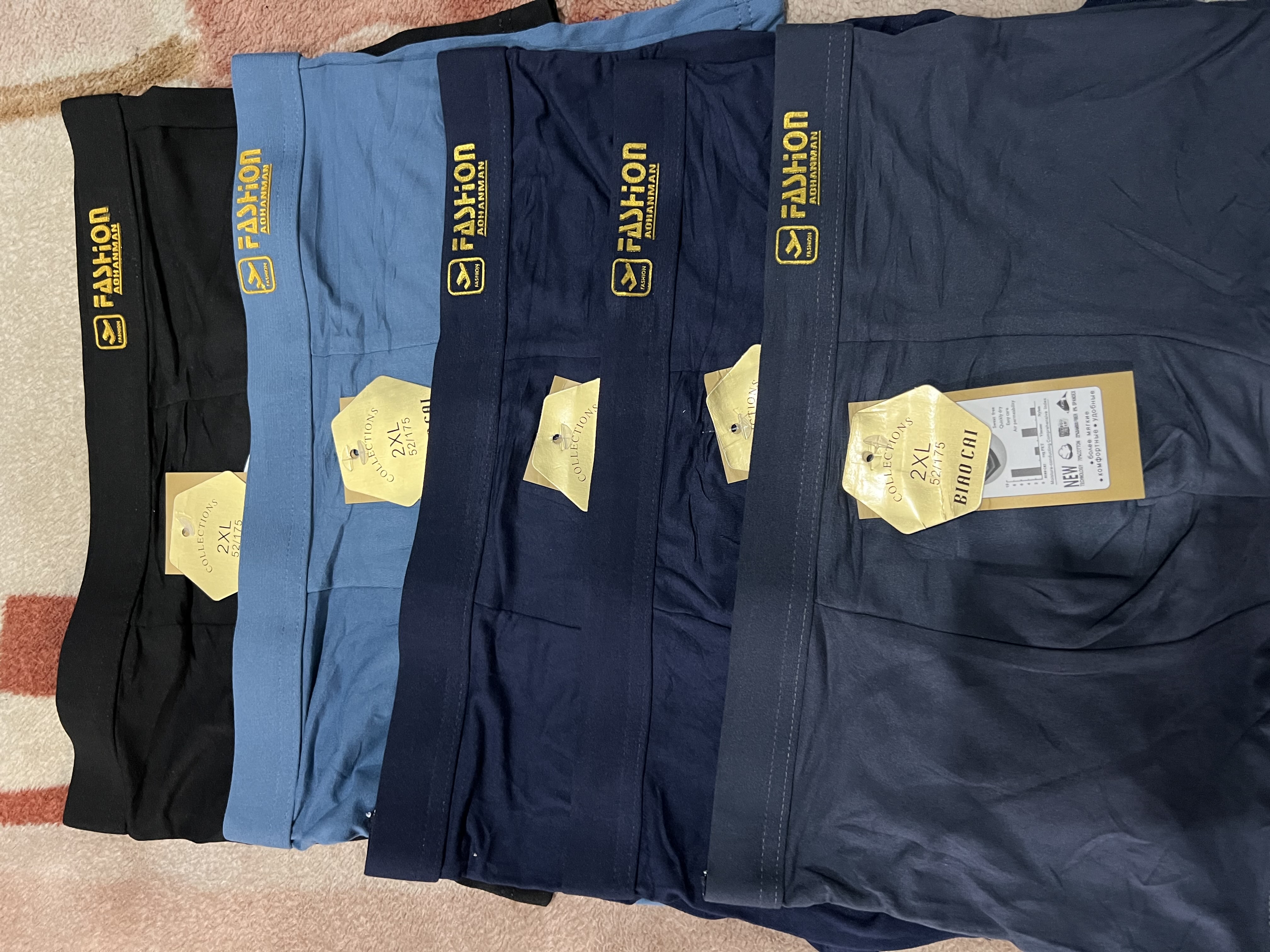 Детское нижнее белье TOMMY, комплект из 5 предметов, трусы-боксеры для мальчиков