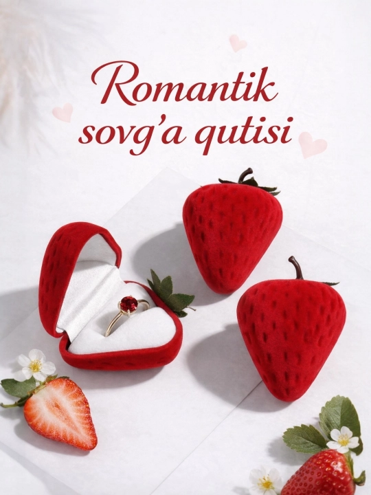 Романтическая подарочная коробочка – футляр для кольца