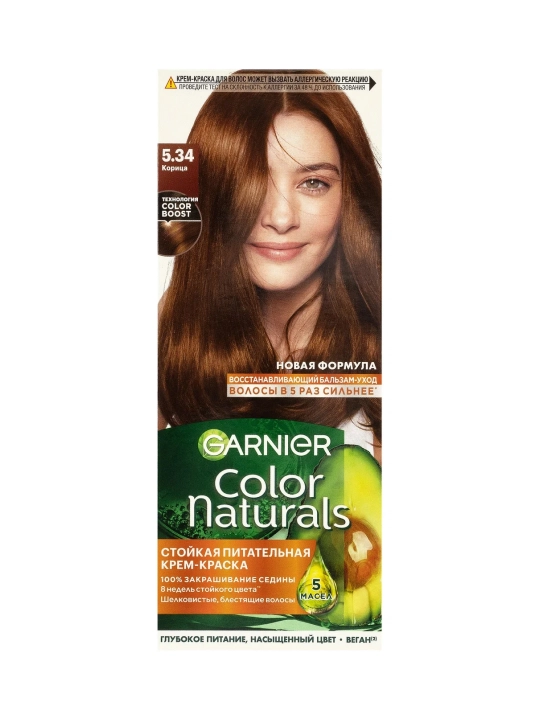 COLOR NATURALS Крем-краска 5.34 112г