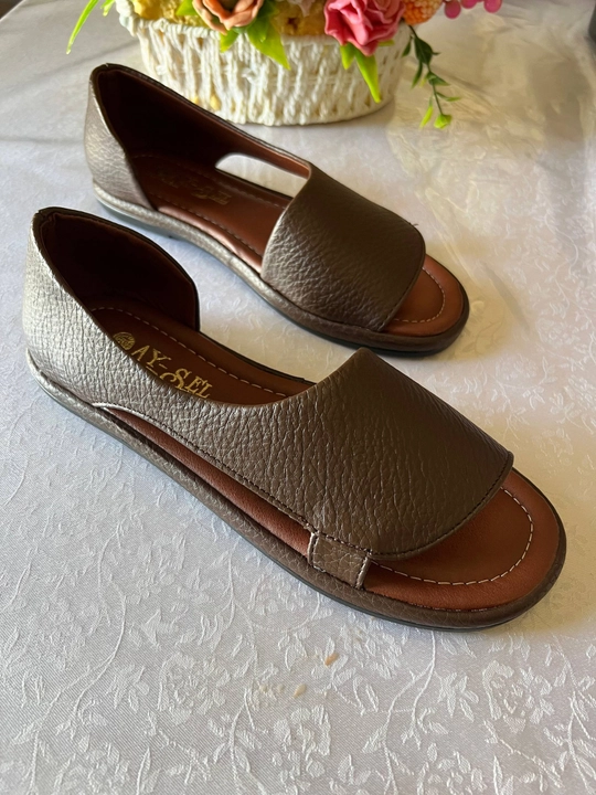 Ayollar poyabzali, ochiq uchli yozgi sandallar, 36-40-o‘lchamlar