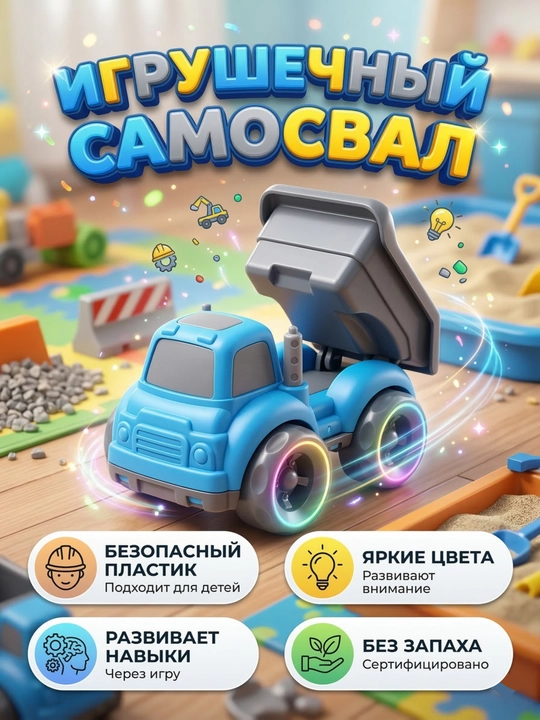 Спецтехники, 12 см, прочный пластик, высокое качество, красивые цвета, 3+ - 