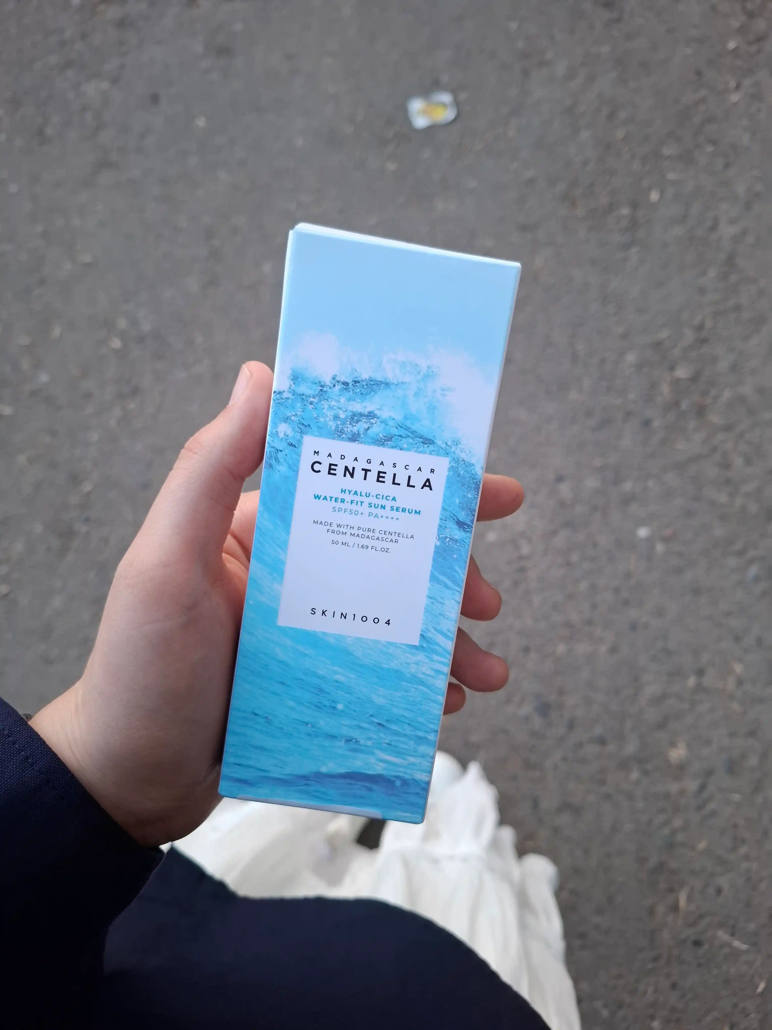 Солнцезащитный крем для лица Hyalu-Cica Centella Water-Fit Skin 1004 SPF50, 50 мл