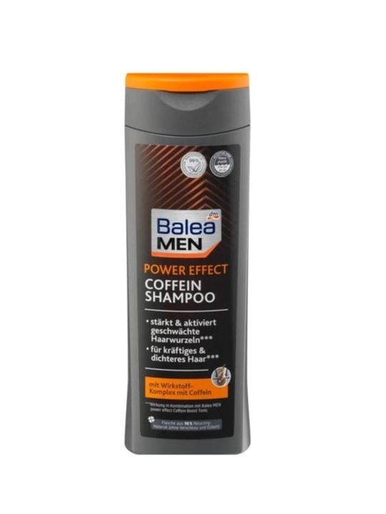 Balea MEN Power Effect Coffein soch shampuni (250 ml) - Energiya va quyuqlik  - 