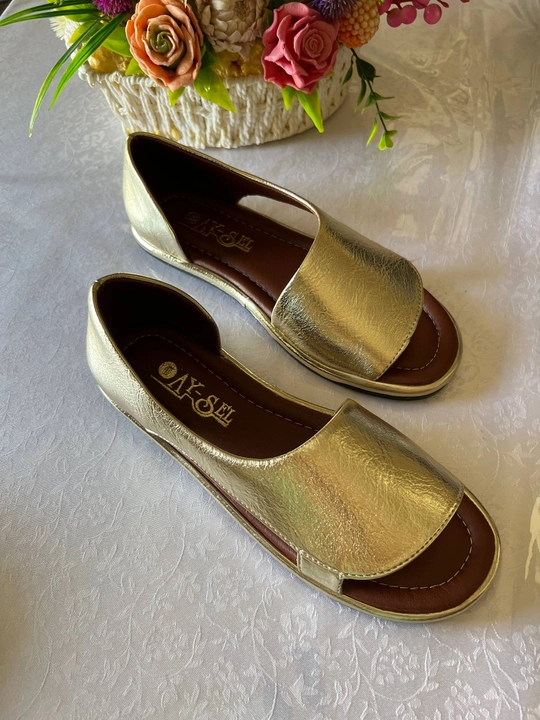 Ayollar poyabzali, ochiq uchli yozgi sandallar, 36-40-o‘lchamlar